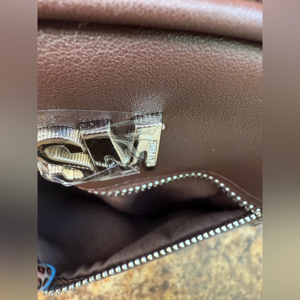 Steve Madden Chocolate BBLOGO Mini Backpack - Picture 10 of 14